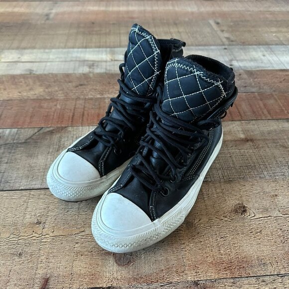 Converse Chuck Taylor All Star All Terrain Hi Black Egret Boots Mens size 4 - Picture 1 of 11